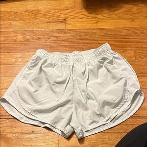Nike Women's Light Gray Athletic Shorts